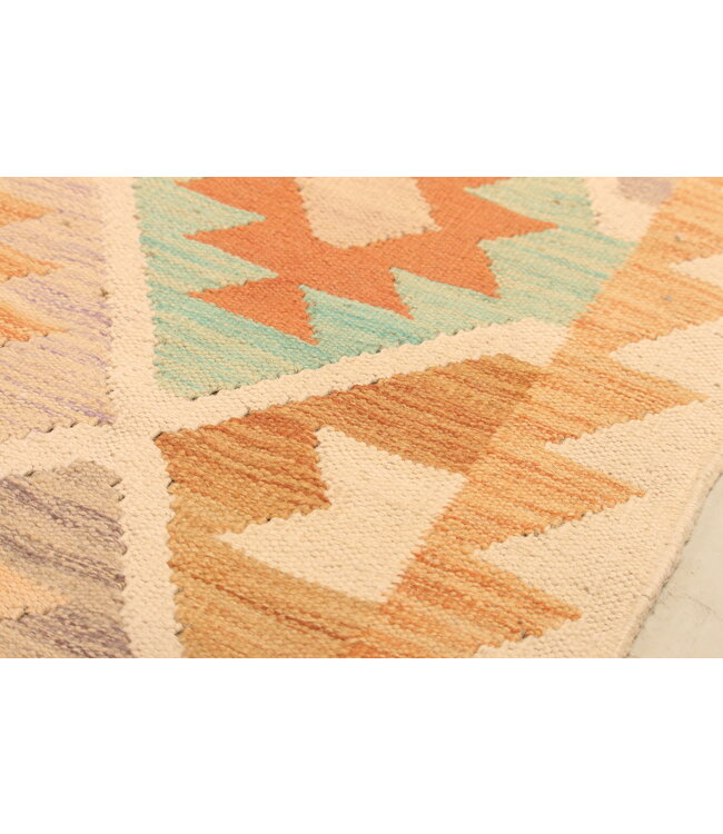 302x201cm Handwoven Traditional Kelim Area Rug Wool Carpet
