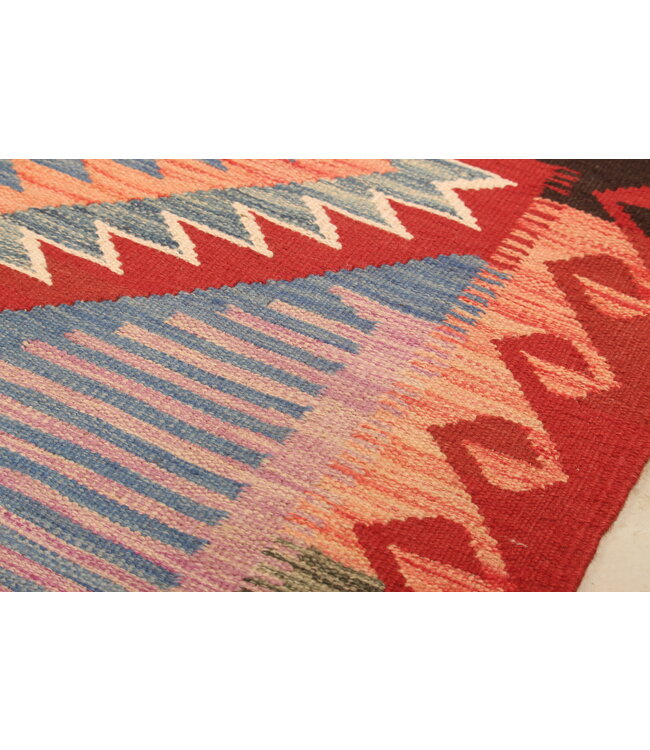 303x198cm Handwoven Traditional Kelim Area Rug Wool Carpet