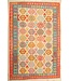 Kelimshop 304x200cm Schöner teppich handgewebter Kelim-Wollteppich Orientalischer Teppich