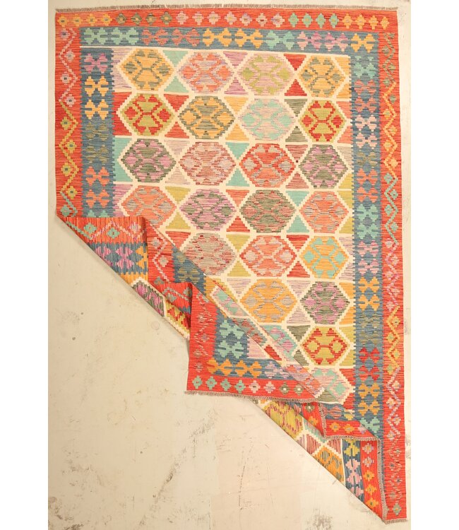 304x200cm  Beautiful Rug Handwoven Kelim Wool  Oriental carpet