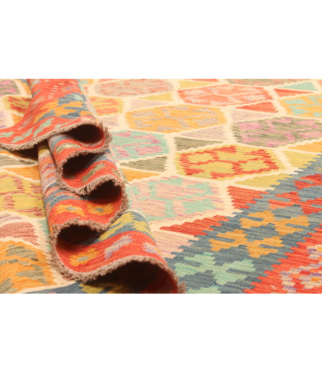 304x200cm  Beautiful Rug Handwoven Kelim Wool  Oriental carpet