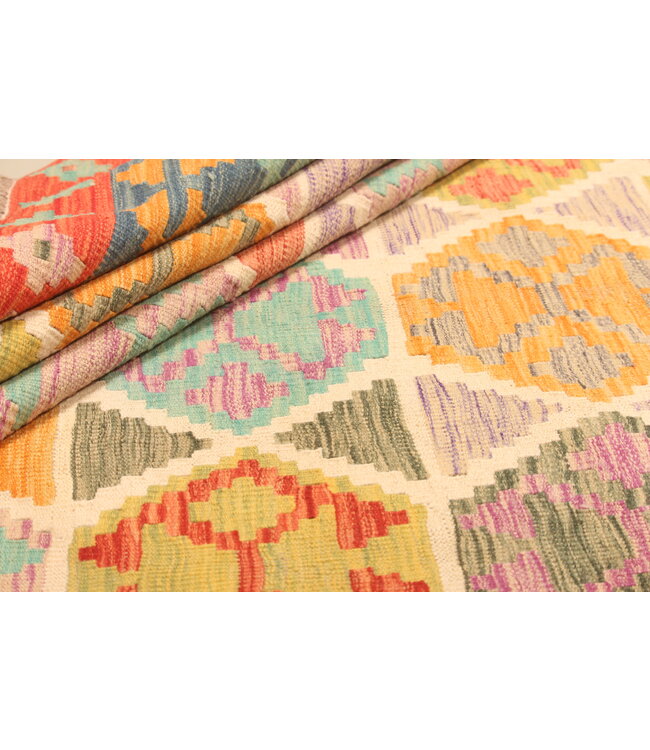 304x200cm  Beautiful Rug Handwoven Kelim Wool  Oriental carpet