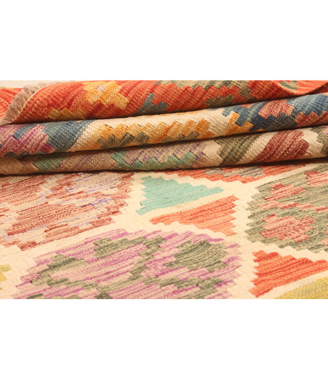 304x200cm  Beautiful Rug Handwoven Kelim Wool  Oriental carpet