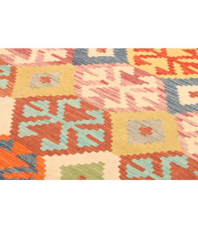 289x203cm Afghan Oriental wool carpet Handmade Kelim Rug