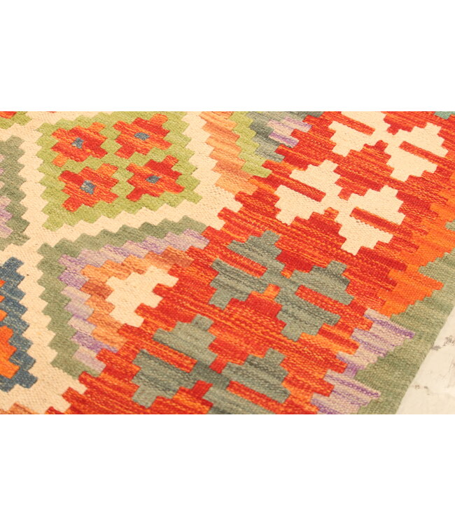 308x205cm  Afghan Oriental wool carpet Handmade Kelim Rug