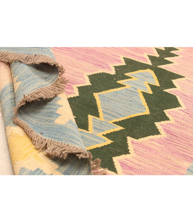 299x196cmAfghan Oriental wool carpet Handmade Kelim Rug