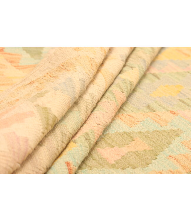 290x203cm Afghan Oriental wool carpet Handmade Kelim Rug