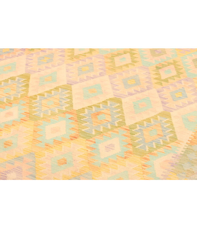 301x198cm Handwoven Traditional Kelim Area Rug Wool Carpet