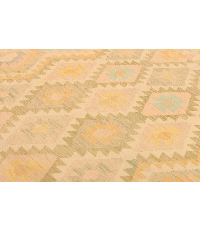 293x192cm Afghan Oriental wool carpet Handmade Kelim Rug