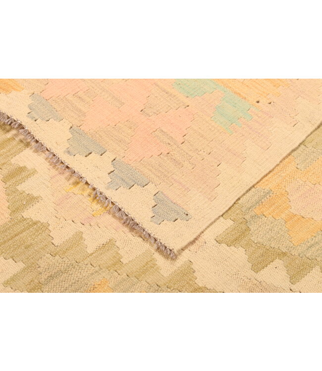 293x192cm Afghan Oriental wool carpet Handmade Kelim Rug