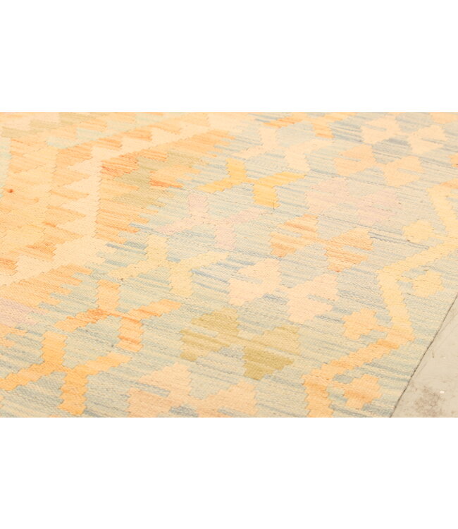298x200cm Handwoven Traditional Kelim Area Rug Wool Carpet