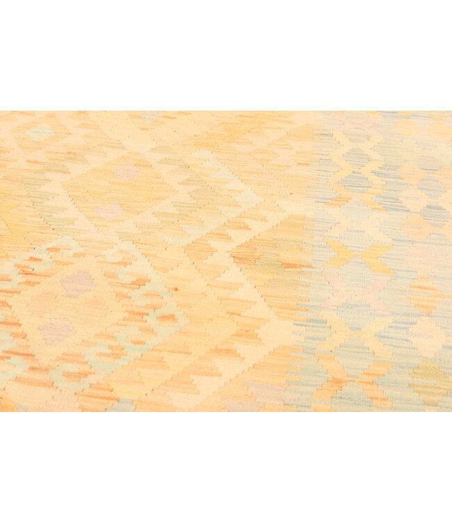 298x200cm Handgewebter Traditioneller Kelim Teppich Woll