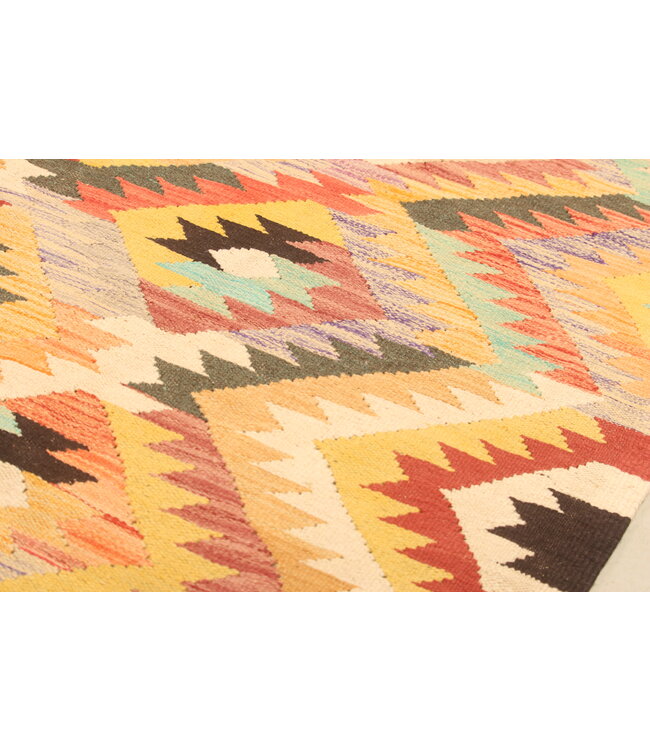 298x202cm Afghan Oriental wool carpet Handmade Kelim Rug