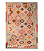 Kelimshop 296x202cm Schöner teppich handgewebter Kelim-Wollteppich Orientalischer Teppich