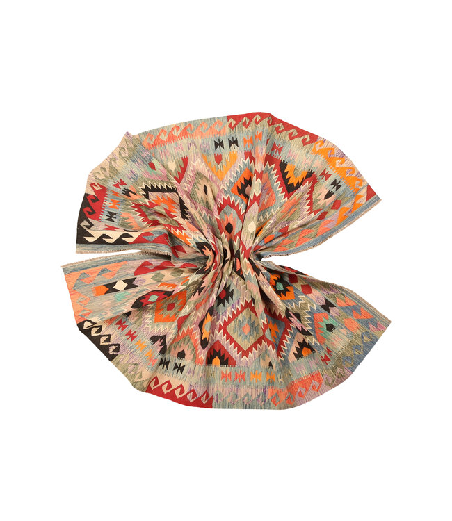 296x202cm Schöner teppich handgewebter Kelim-Wollteppich Orientalischer Teppich