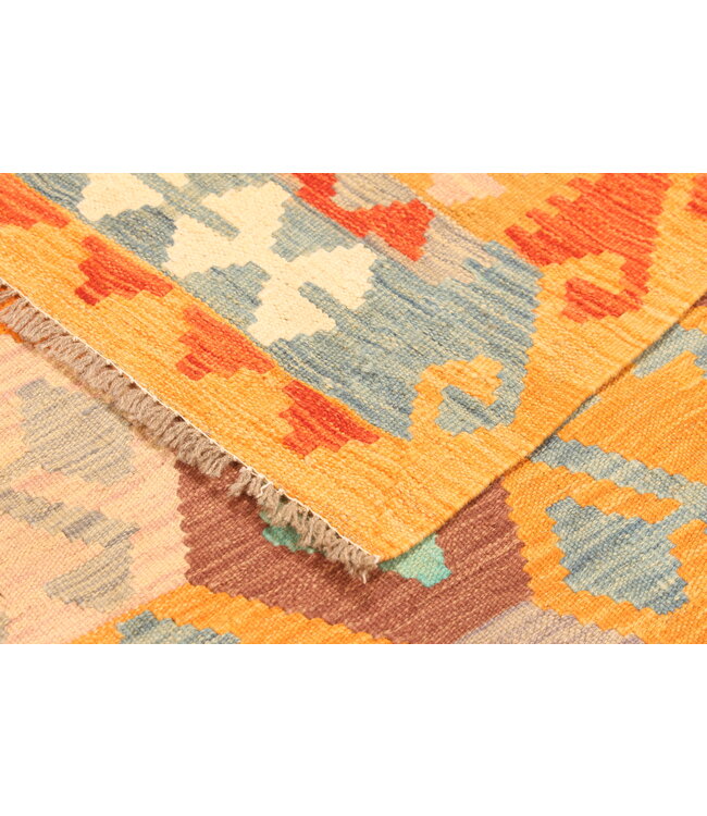 292x200cm Afghan Oriental wool carpet Handmade Kelim Rug