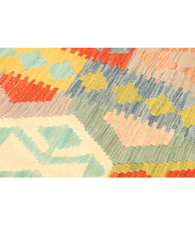 292x200cm Afghan Oriental wool carpet Handmade Kelim Rug