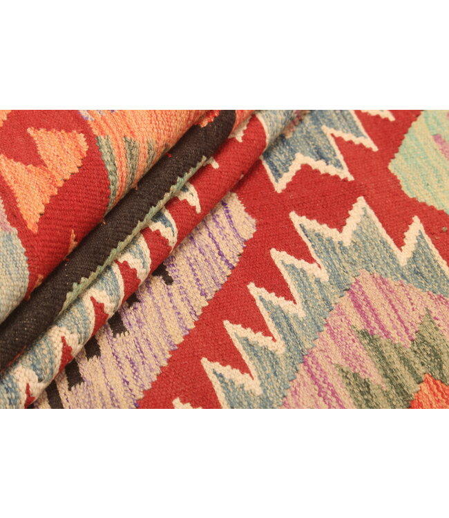 297x194cm Afghan Oriental wool carpet Handmade Kelim Rug