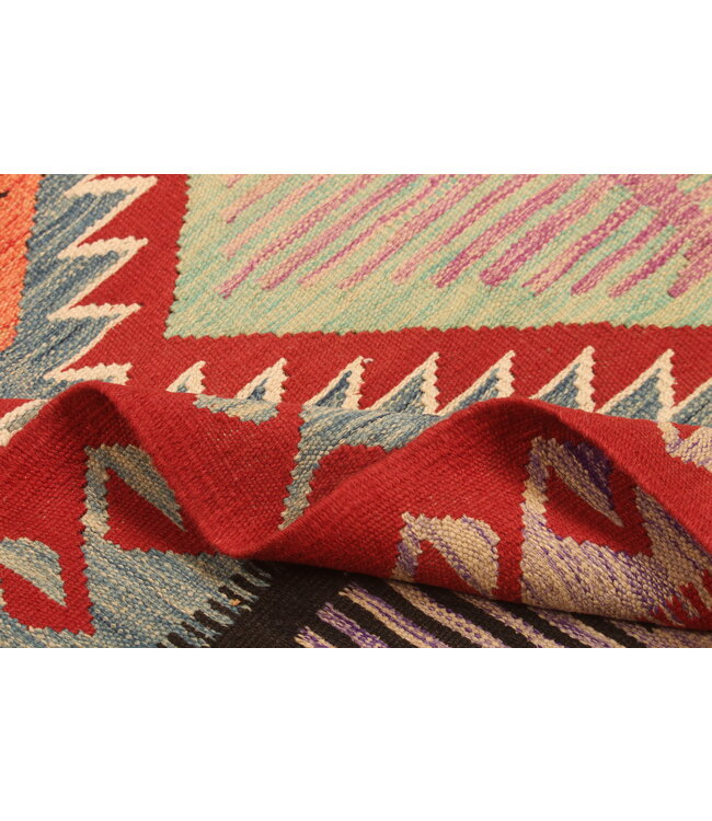 297x194cm Afghan Oriental wool carpet Handmade Kelim Rug