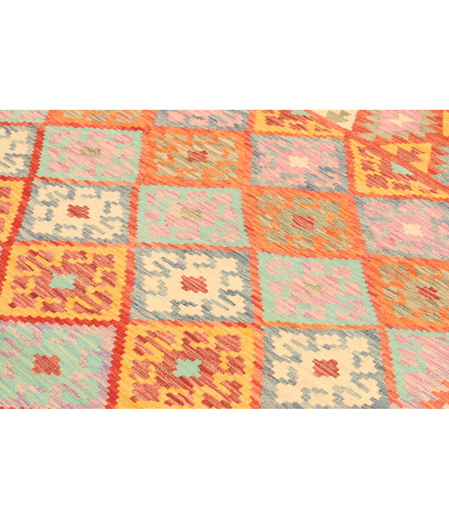 292x203cm Afghan Oriental wool carpet Handmade Kelim Rug