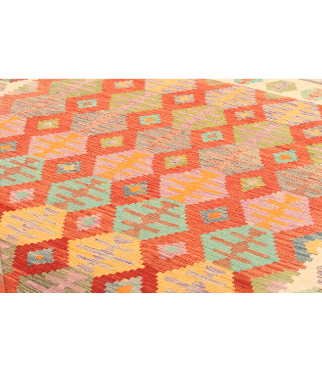 289x200cm  Beautiful Rug Handwoven Kelim Wool  Oriental carpet