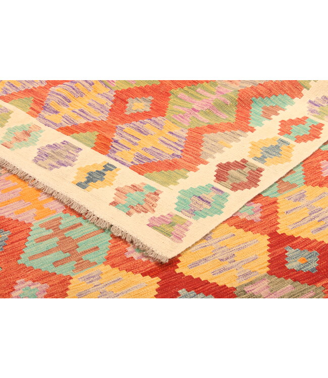 289x200cm  Beautiful Rug Handwoven Kelim Wool  Oriental carpet