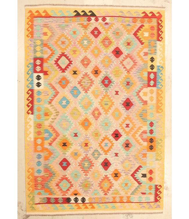 276x200cm  Beautiful Rug Handwoven Kelim Wool  Oriental carpet