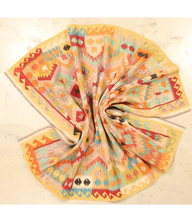 276x200cm Schöner teppich handgewebter Kelim-Wollteppich Orientalischer Teppich