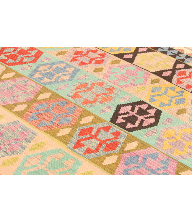 300x205cm  Beautiful Rug Handwoven Kelim Wool  Oriental carpet