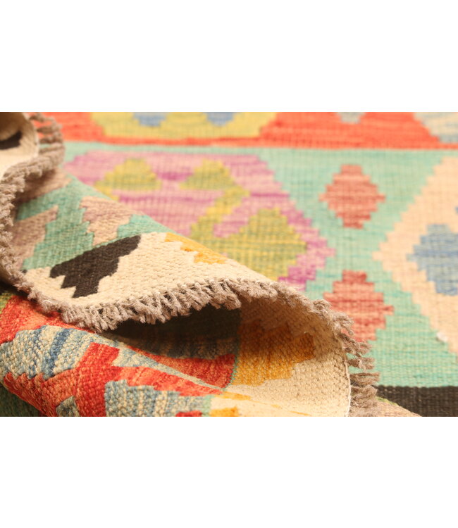 300x205cm  Beautiful Rug Handwoven Kelim Wool  Oriental carpet