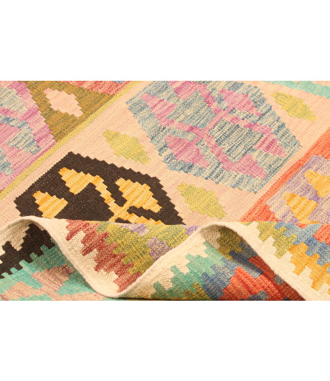 300x205cm Schöner teppich handgewebter Kelim-Wollteppich Orientalischer Teppich