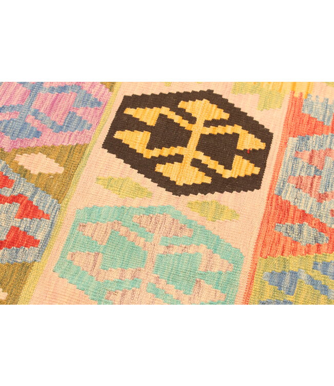 300x205cm Schöner teppich handgewebter Kelim-Wollteppich Orientalischer Teppich