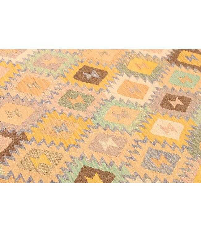 307x197cm Handwoven Traditional Kelim Area Rug Wool Carpet