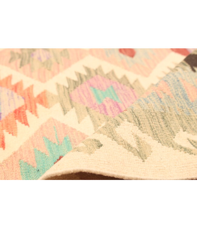 298x192cm Afghan Oriental wool carpet Handmade Kelim Rug