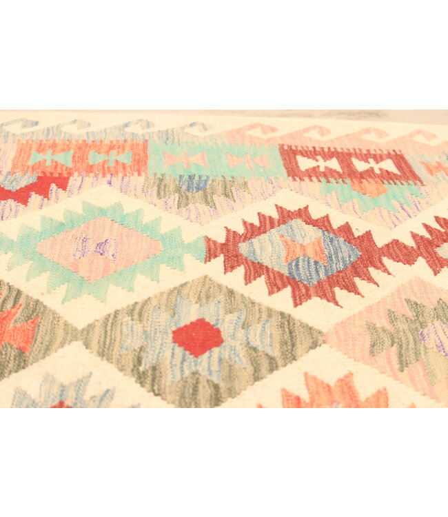 298x192cm Afghan Oriental wool carpet Handmade Kelim Rug