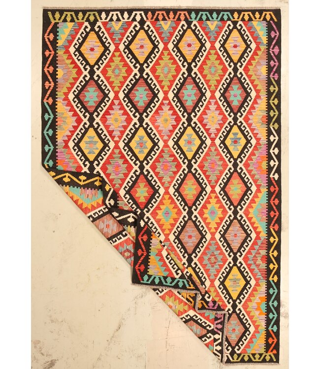 304x201cm  Beautiful Rug Handwoven Kelim Wool  Oriental carpet