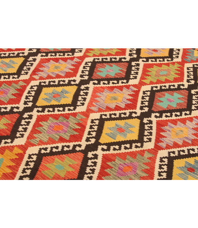 304x201cm Schöner teppich handgewebter Kelim-Wollteppich Orientalischer Teppich