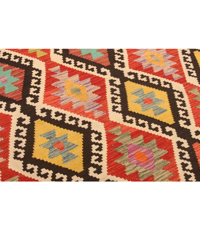 304x201cm Schöner teppich handgewebter Kelim-Wollteppich Orientalischer Teppich