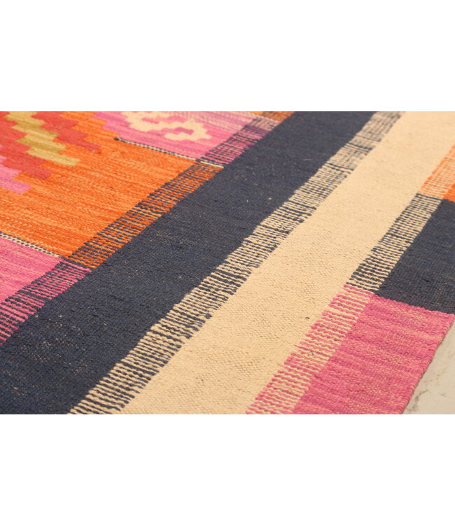 295x204cm Afghan Oriental wool carpet Handmade Kelim Rug