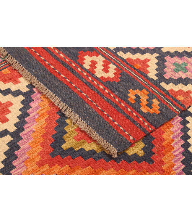 295x204cm Afghan Oriental wool carpet Handmade Kelim Rug