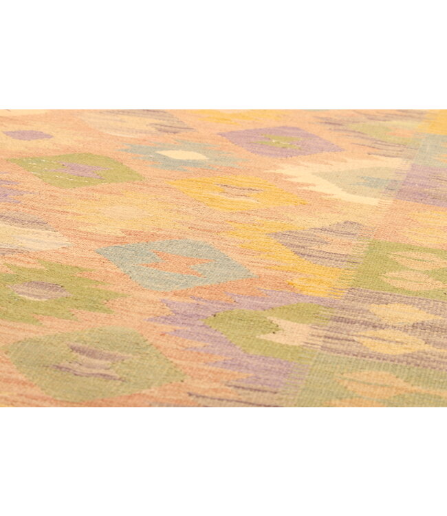 292x200 cm Handgewebter Traditioneller Kelim Teppich Woll