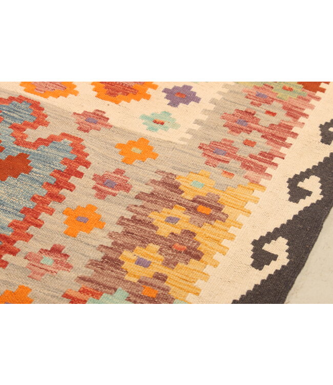 300x201cm Handwoven Traditional Kelim Area Rug Wool Carpet