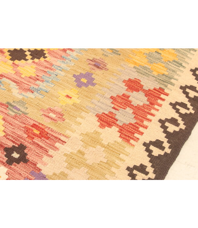 289x202cm  Afghan Oriental wool carpet Handmade Kelim Rug