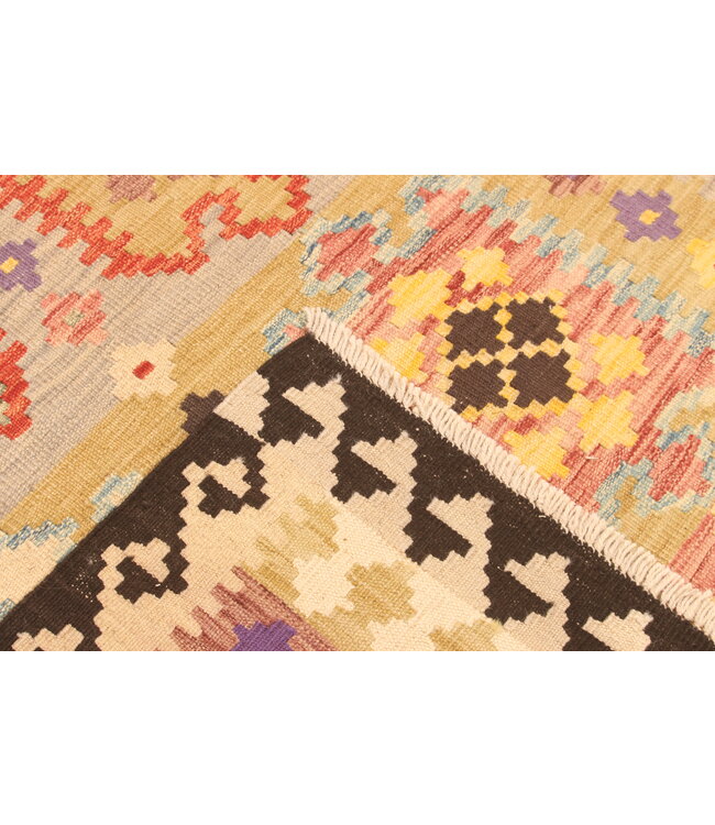 289x202cm  Afghan Oriental wool carpet Handmade Kelim Rug