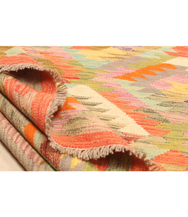 298x199cm  Afghan Oriental wool carpet Handmade Kelim Rug