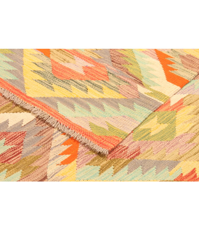 298x199cm  Afghan Oriental wool carpet Handmade Kelim Rug