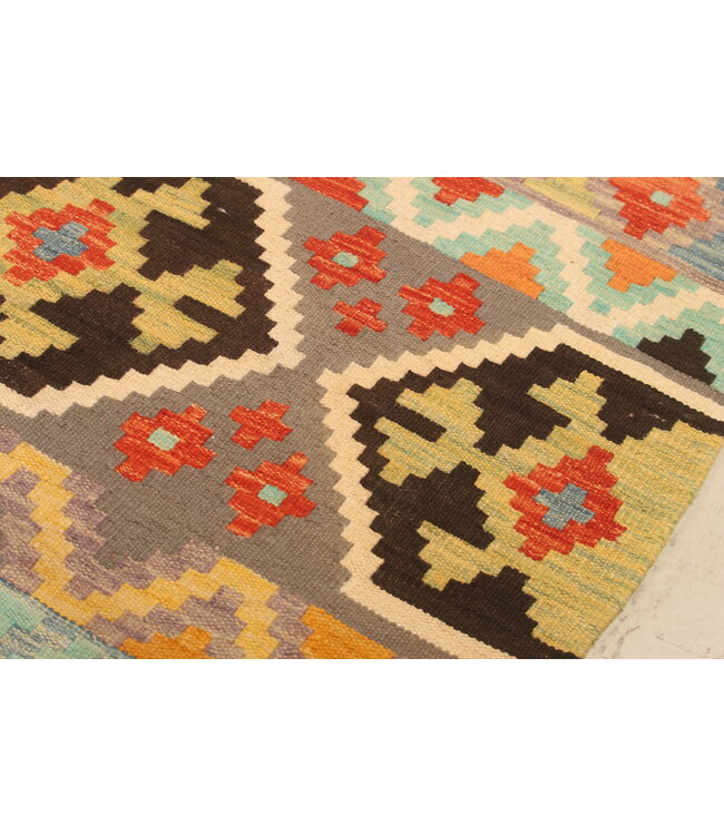 296x197cm Afghan Oriental wool carpet Handmade Kelim Rug