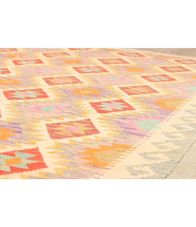 300x206cm Schöner teppich handgewebter Kelim-Wollteppich Orientalischer Teppich