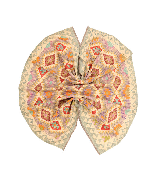 300x206cm Schöner teppich handgewebter Kelim-Wollteppich Orientalischer Teppich