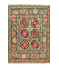 Kelimshop 146x104cm Hand-Knotted Wool Kazak Rug – Authentic Oriental Carpet, Traditional Tribal Design, High-Quality Handmade Wool Rug